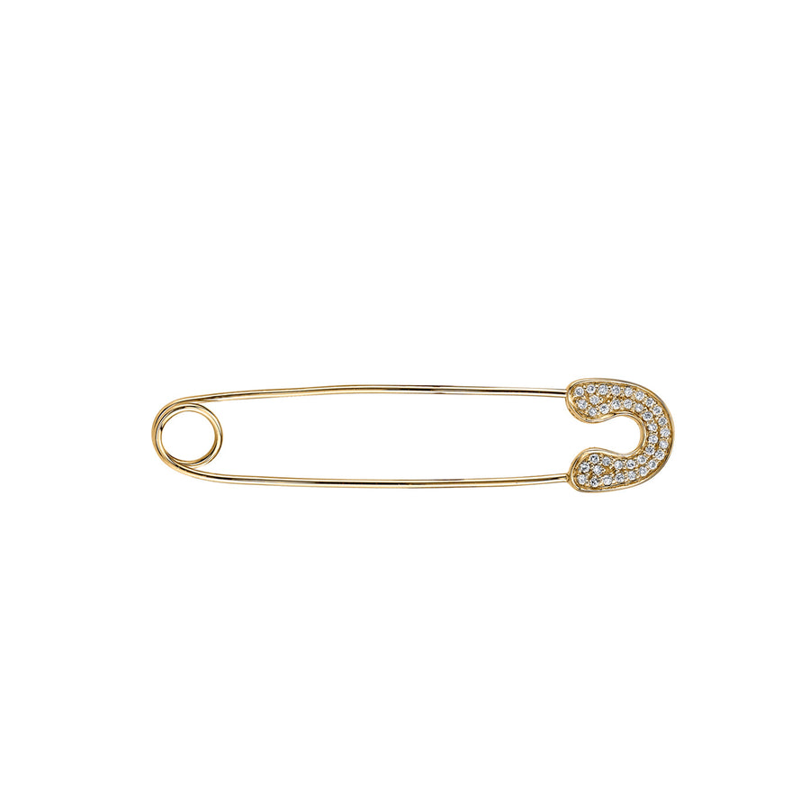 Sydney Evan | Shop Sydney Evan Men's Collection Gold & Diamond Safety Pin Brooch